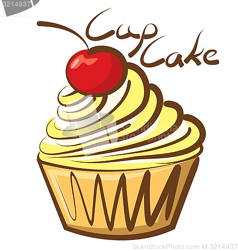 Image of Vector Cupcake