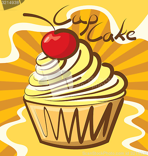 Image of Vector Cupcake