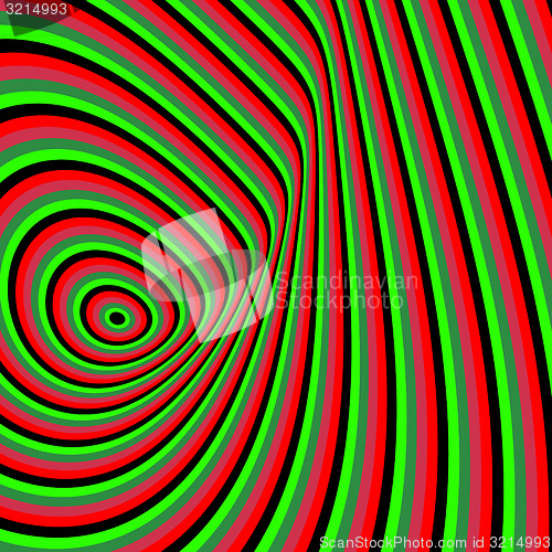 Image of Pattern with optical illusion. Abstract background. Optical art.