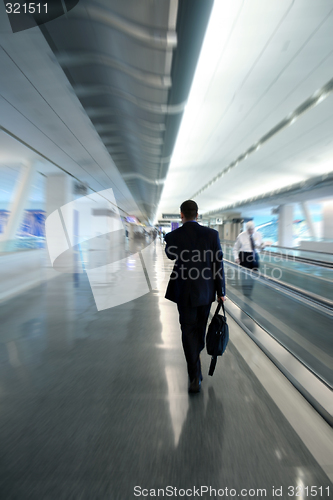 Image of Businessman at the airport