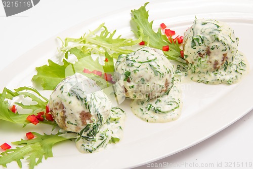 Image of meatballs in sauce