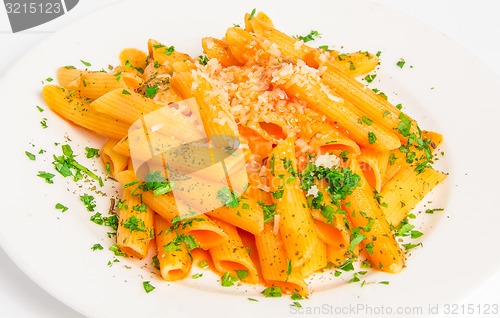 Image of Pasta penne with tomato sauce 