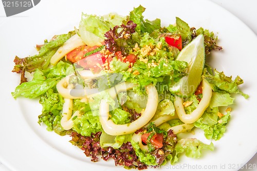 Image of Seafood Salad with Calamari Rings