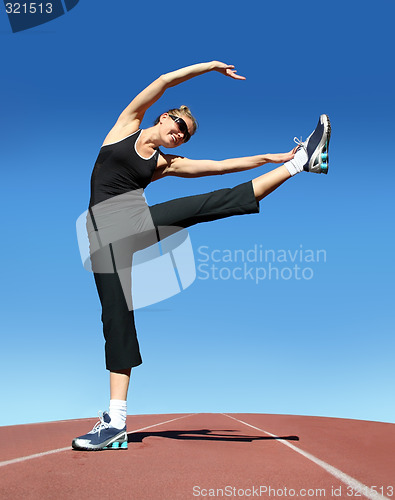 Image of Exercising woman