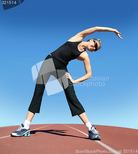 Image of Exercising woman