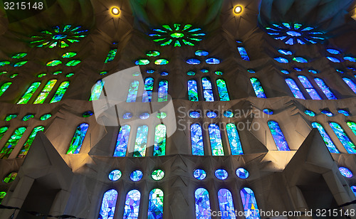 Image of Church windows interior