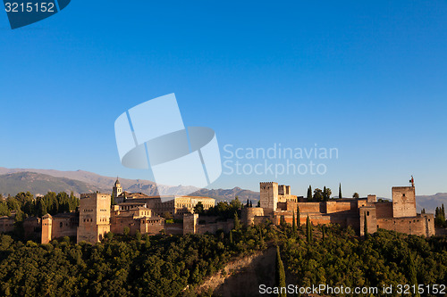 Image of Alhambra in Granada - Spain