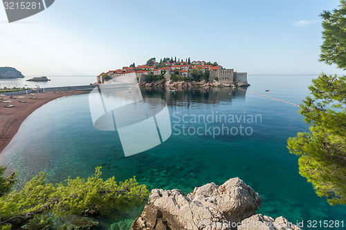 Image of St. Stephan island in Montenegro