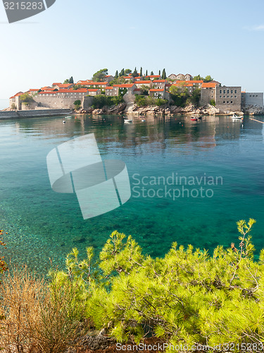 Image of St. Stephan island in Montenegro