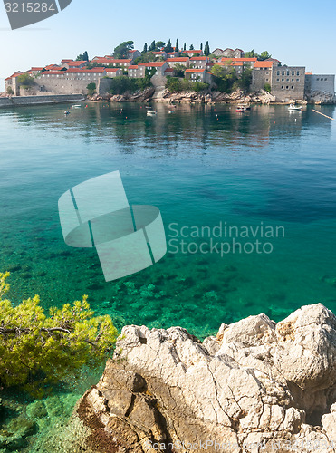 Image of St. Stephan island in Montenegro