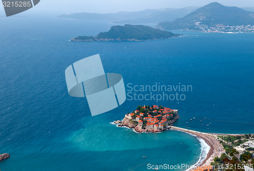 Image of St. Stephan island in Montenegro