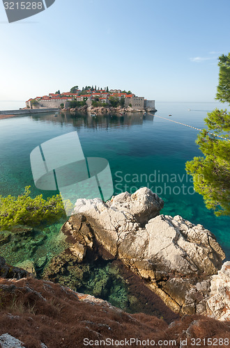 Image of St. Stephan island in Montenegro