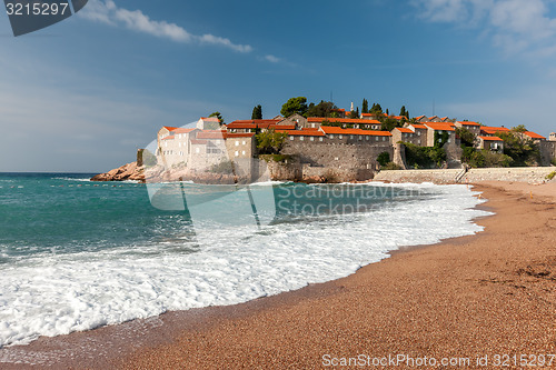 Image of St. Stephan island in Montenegro