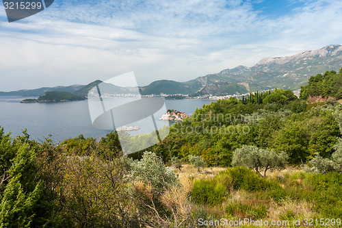 Image of St. Stephan island in Montenegro