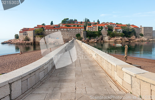 Image of St. Stephan island in Montenegro