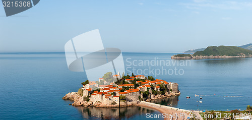 Image of St. Stephan island in Montenegro