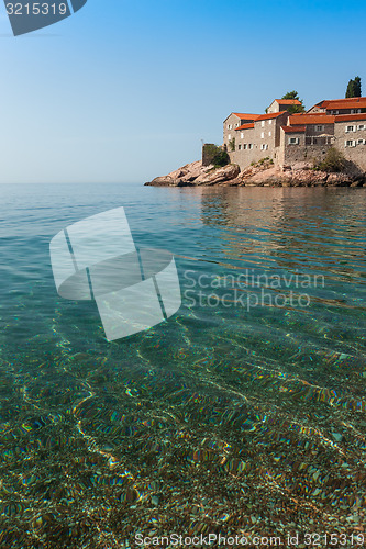 Image of St. Stephan island in Montenegro