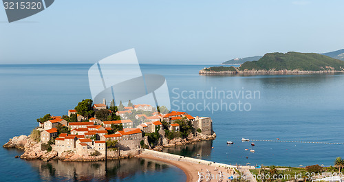 Image of St. Stephan island in Montenegro