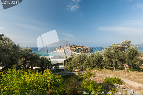 Image of St. Stephan island in Montenegro