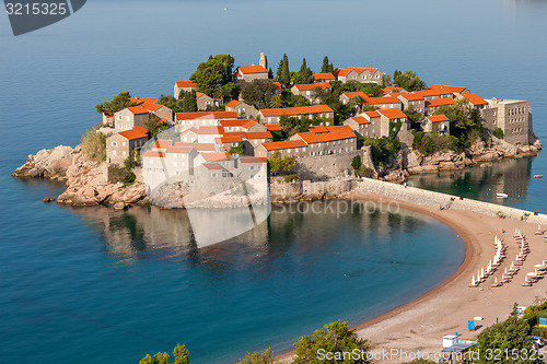 Image of St. Stephan island in Montenegro