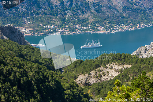 Image of Panoramic view on Kotor, Montenegro.