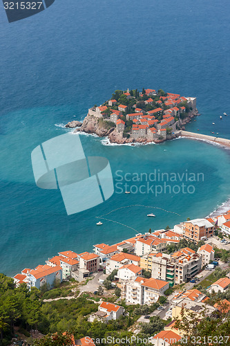 Image of St. Stephan island in Montenegro