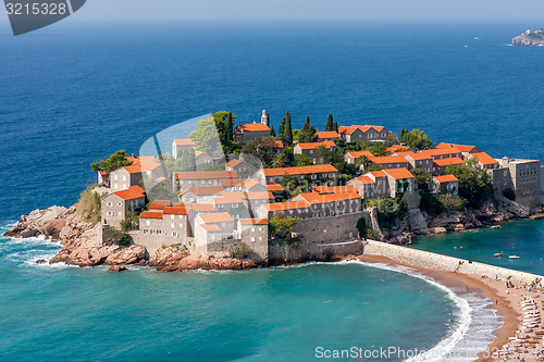 Image of St. Stephan island in Montenegro