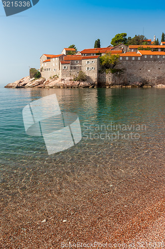 Image of St. Stephan island in Montenegro