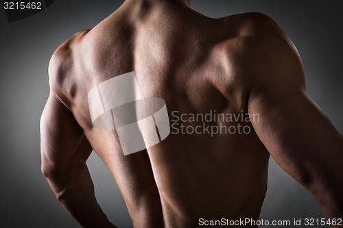 Image of back of athlete