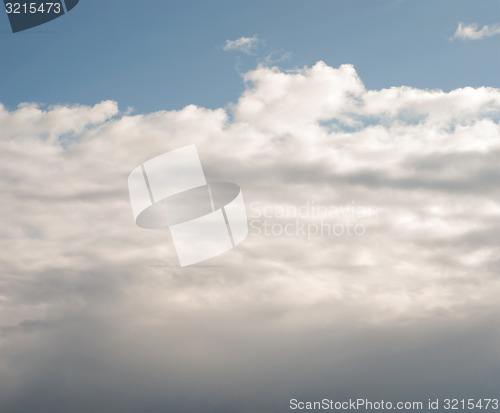 Image of Blue sky and clouds