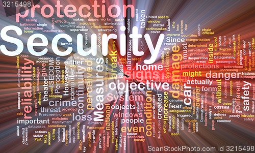 Image of Security background concept glowing