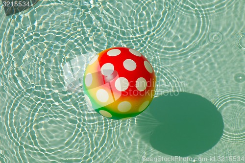 Image of Ball in the water