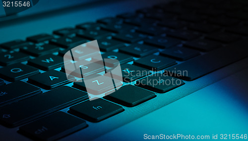 Image of Computer (notebook) keyboard
