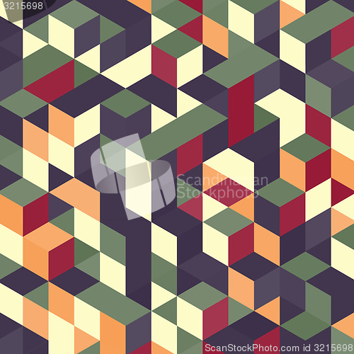 Image of Abstract geometrical 3d colorful background. 