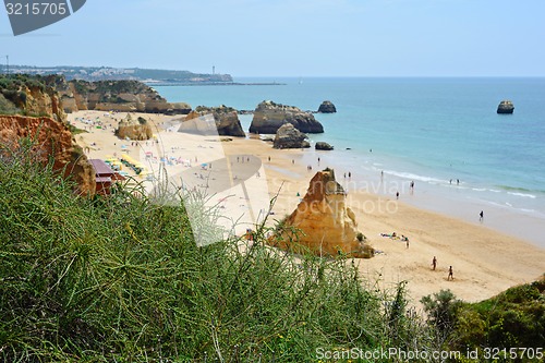 Image of View from above to the beach