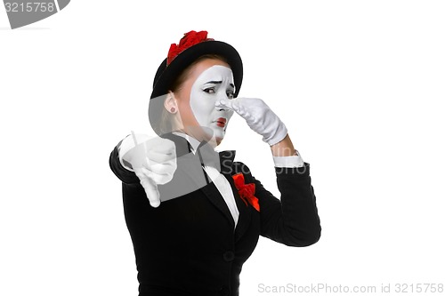 Image of Portrait of the condemning mime 