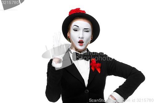 Image of Portrait of the approving mime