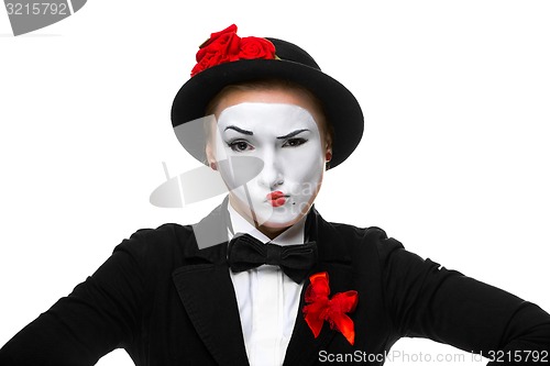 Image of Portrait of the doubting mime 