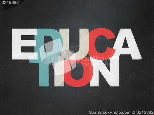 Image of Education concept: Education on School Board background
