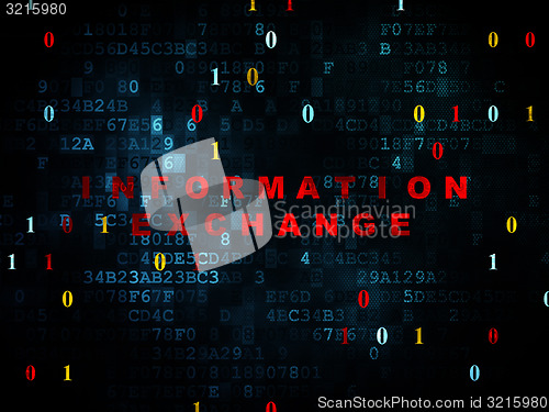 Image of Information concept: Information Exchange on Digital background