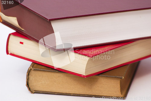 Image of three books closeup