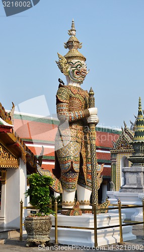 Image of Golden pagoda in Grand Palace, Bangkok