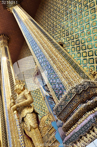 Image of Golden pagoda in Grand Palace, Bangkok