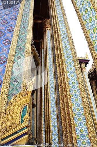 Image of Golden pagoda in Grand Palace, Bangkok
