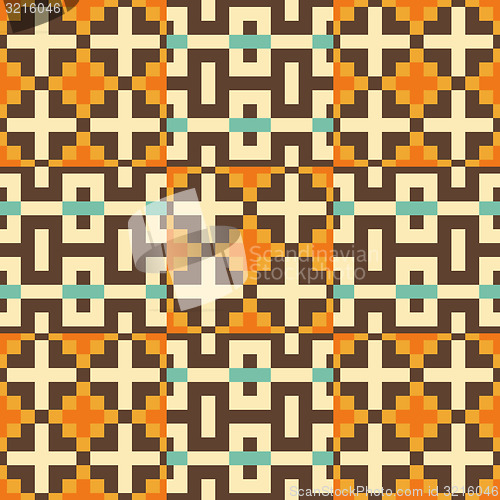 Image of Seamless pattern. Mosaic. 