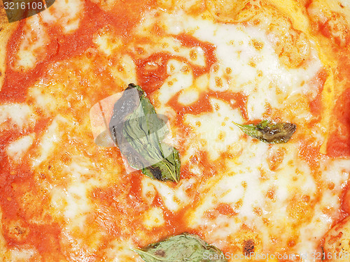 Image of Margherita pizza background