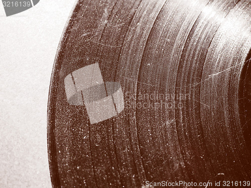 Image of Retro look Scratched record