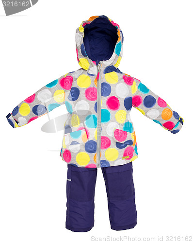 Image of Childrens snowsuit fall