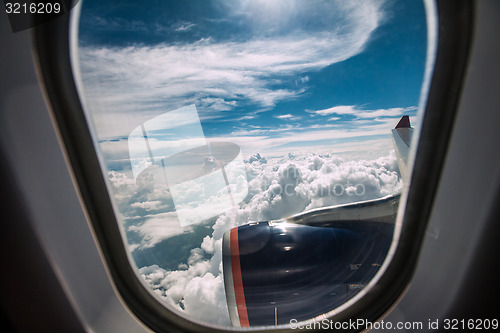 Image of Airplane window