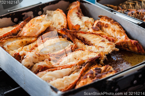 Image of Fried lobsters